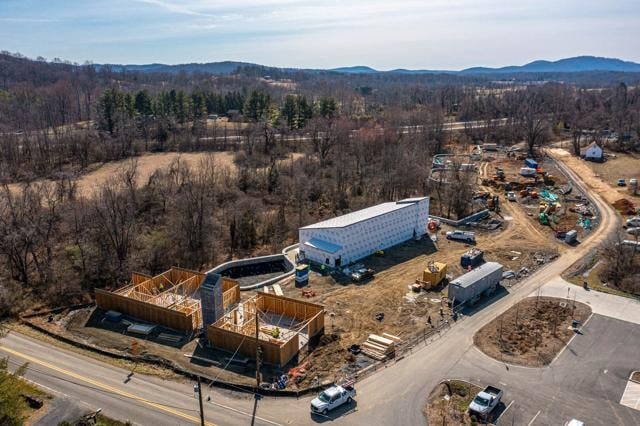 Construction of the Rappahannock Food Pantry is coming along at the Rush River Commons' site in the Town of Washington.