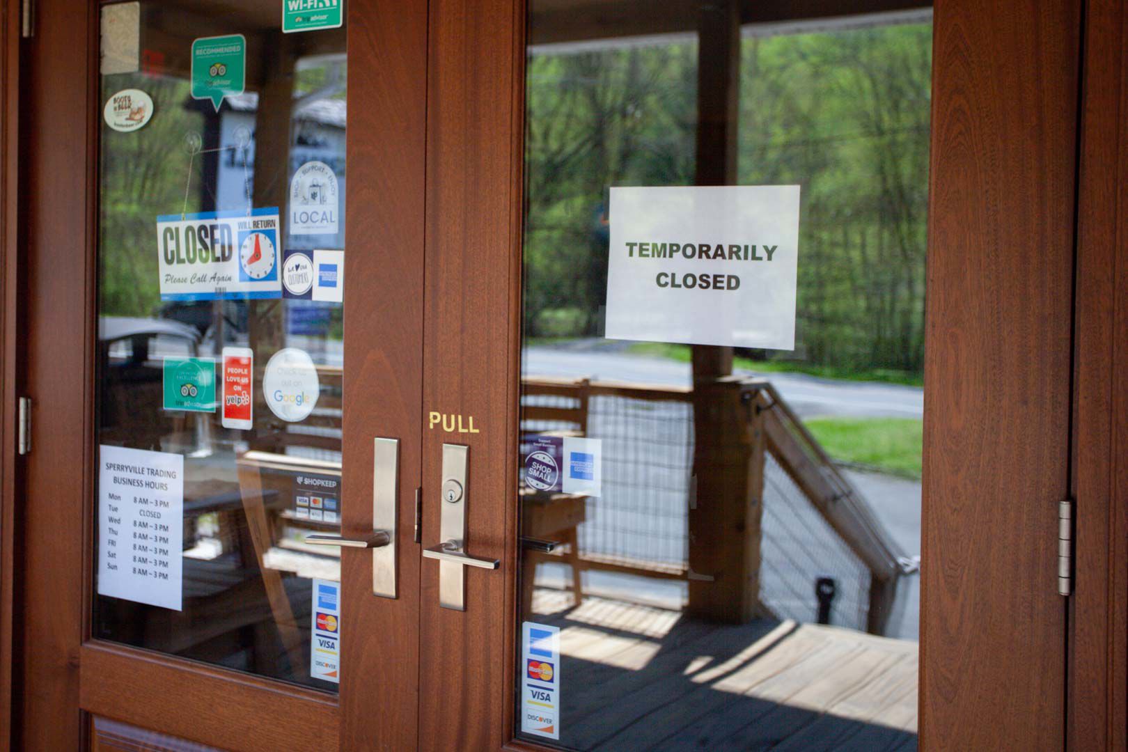 Sperryville Trading Post is among the local restaurants that have temporarily closed.