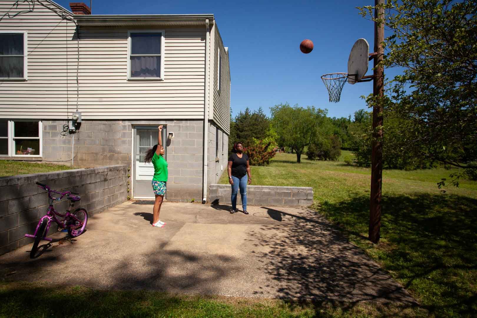 Hope Dunn’s two-bedroom home is small, but Hope says it’s just as much space as she and Marley need.