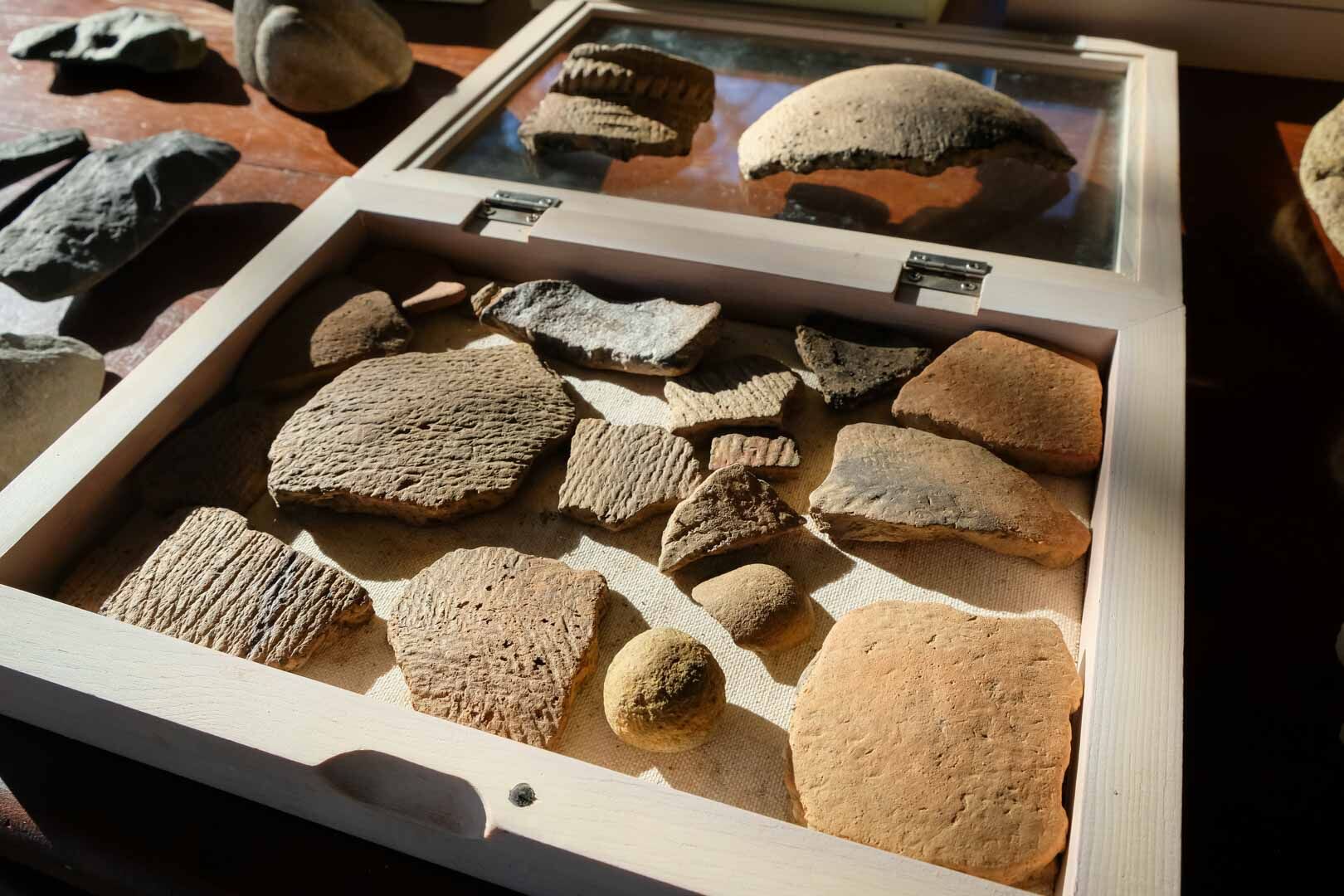 Like other Rappahannock residents over the years, Ben Mason has discovered pottery shards, arrowheads and other ancient artifacts on his Castleton property adjacent to the Thornton River.