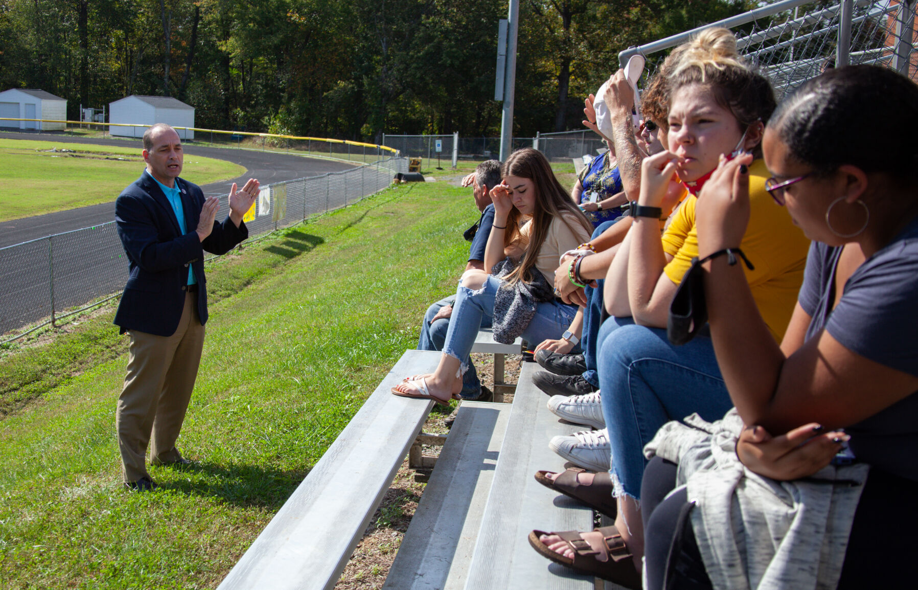 Rep. Bob Good at Rappahannock County Public Schools.
