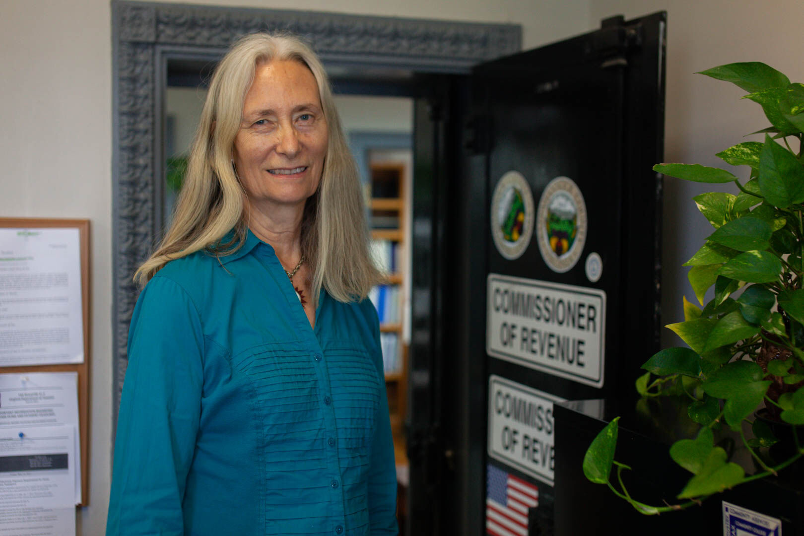 Commissioner of Revenue Mary Graham: “I spend a lot of time correcting errors on the tax maps. Accuracy is important especially since my job also entails monitoring land use and determining how land is being used for different purposes.”