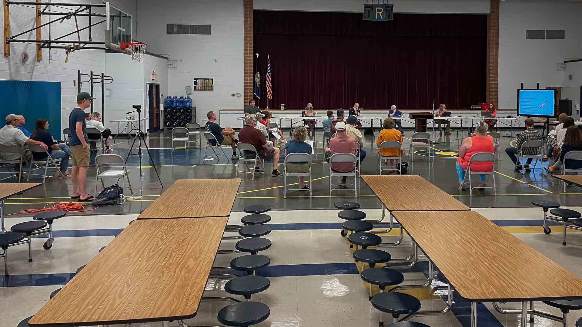 Aug. 4: The Rappahannock County School Board votes not to mandate masking in classrooms, while recommending that students wear masks.