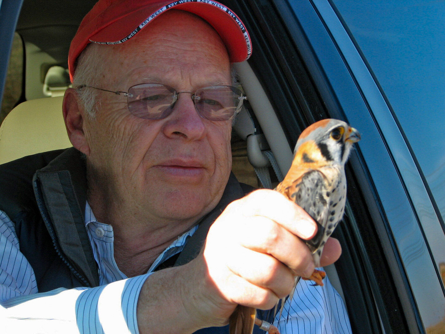 The late Roger Jones, a Rappahannock resident who was involved with studying kestrels and other raptors for years.