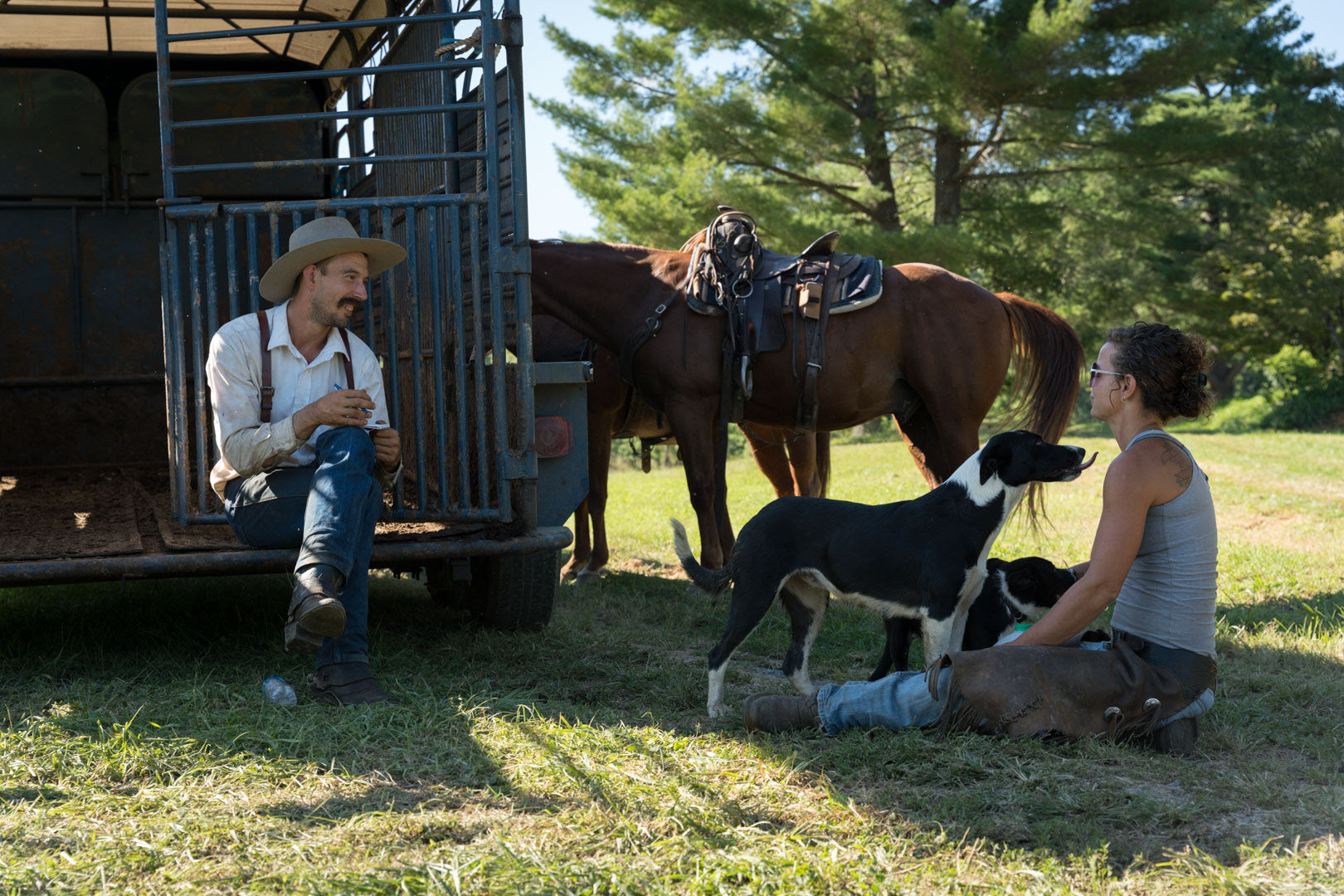 A wrangling team: Pete and Kristen Jones, both 33. “It’s the emergency ‘I’m in a bind’ one-time random calls we get from people we don’t work for regularly that more than likely it’s a situation where you need to be on your A-game,” says Kristen.