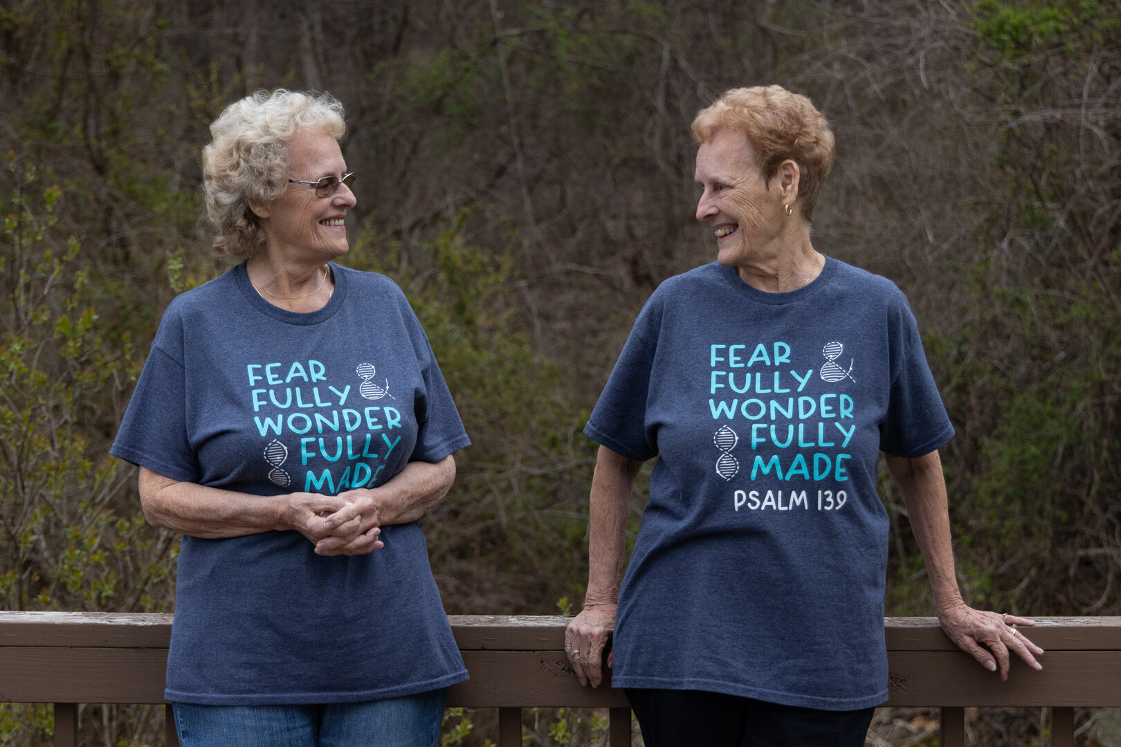 Sisters Jesse Wines and Mattie Frazier, whose family has lived in Chester Gap for generations.