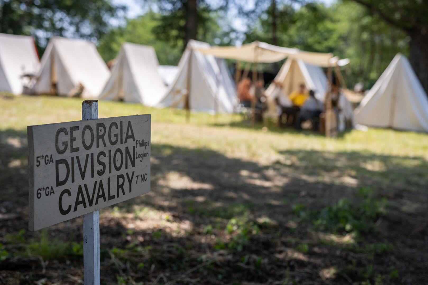 Some groups will camp out in different area for a two weeks and then head up to Gettysburg, Pa for a large reenactment.