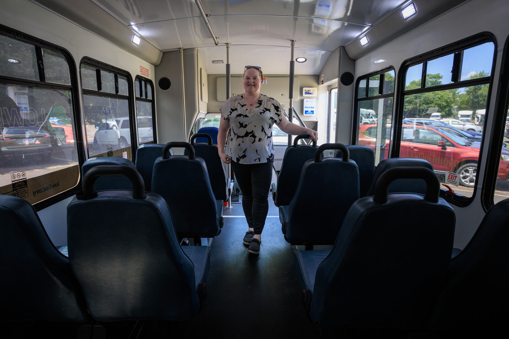Kristin Lam Peraza of the Rappahannock-Rapidan Regional Commission is in charge of helping older people and those with disabilities find transportation to their appointments.