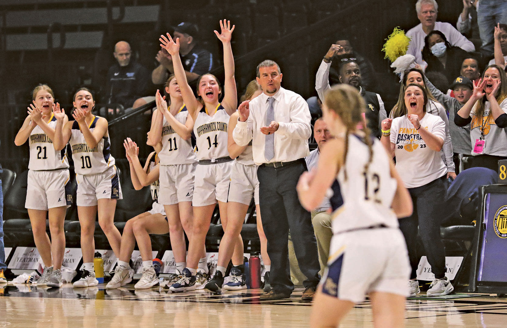 RCHS basketball championship win