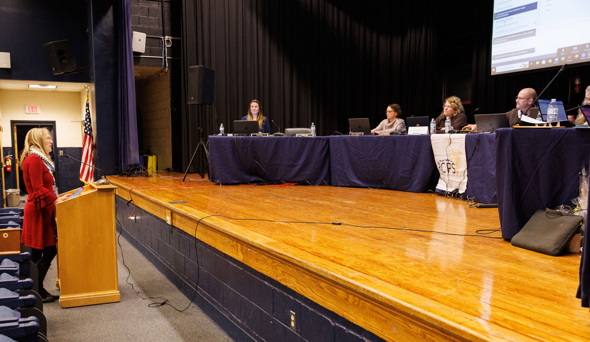 RCPS Academic Services Coordinator Karen Ellis briefed the school board at Tuesday’s meeting.