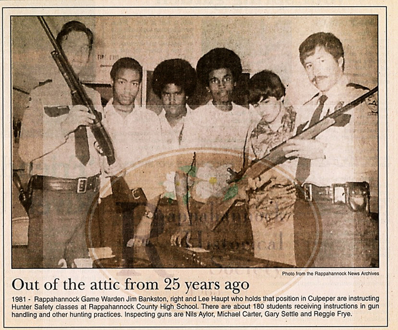 In 1981, Gary Settle was one of the kids in Game Warden Jim Bankston’s Hunter Safety class at the high school. Today, Settle heads the Virginia State Police.