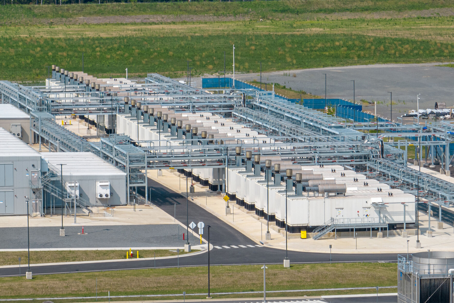 Generators at a Loudoun County data center.