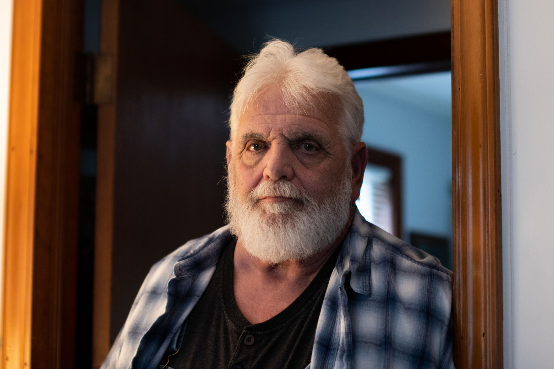 Steve Lillard in his Rappahannock County home.