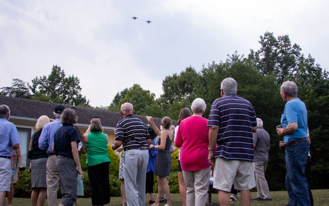 Air Force planes fly over Rappahannock County, honoring late hero