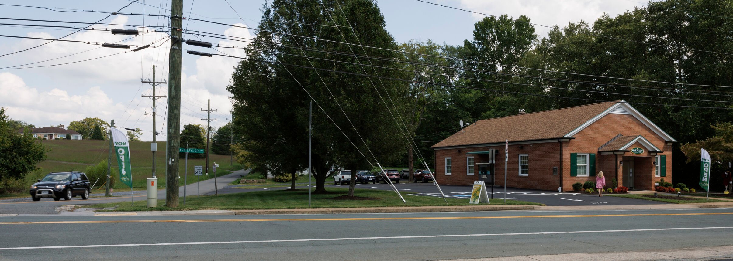 Oak View's new Flint Hill branch at the corner of Route 522 and Crest Hill Road.