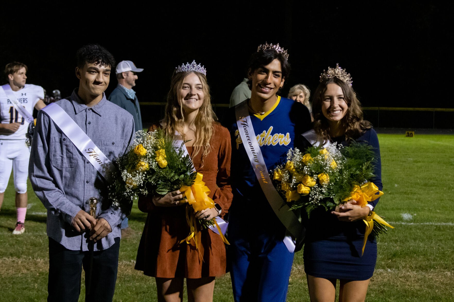 Rappahannock County High School celebrated Homecoming on Friday at the football team’s last home game of the regular season. The Panthers played The Covenant School from Charlottesville and ultimately lost 14-38.