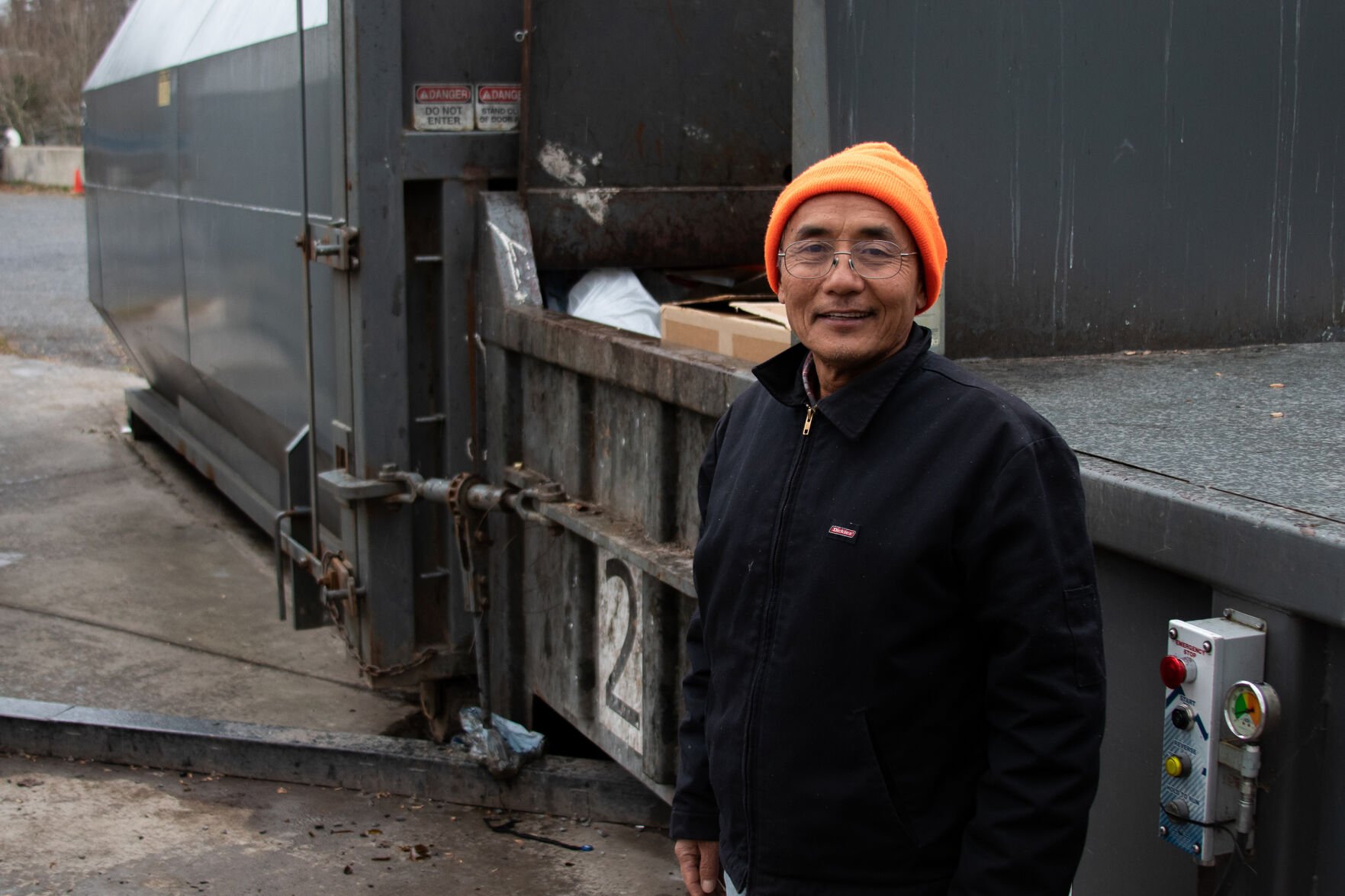 Surja Tamang, manager of the Amissville Refuse & Recycling Center