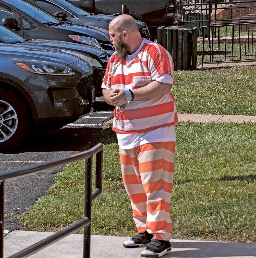 William McGinnis leaving Rappahannock County Circuit Court in June.