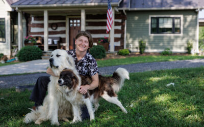 Thanks to her dogs … Georgina Griffith-Yates is new Food Pantry director