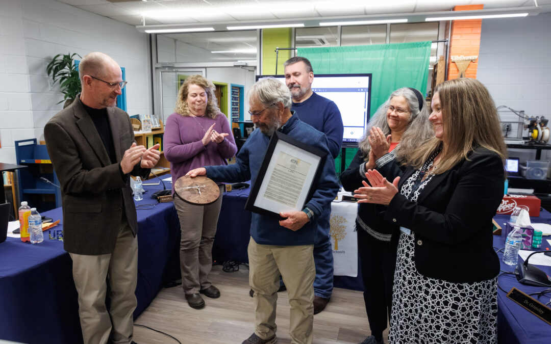 Rappahannock School Board honors Larry Grove for years of service