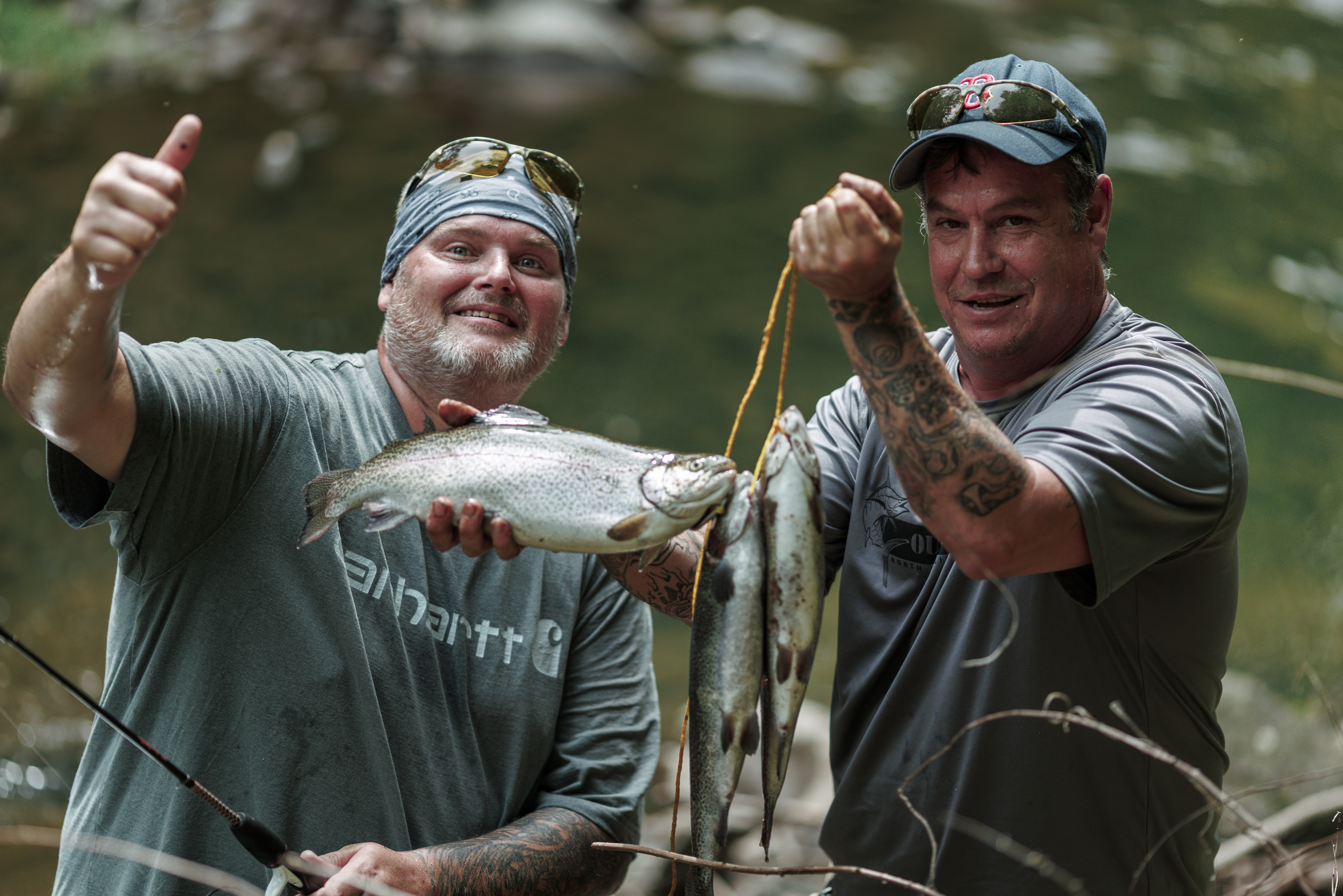 Big fish and bigger smiles highlight a day at the county park